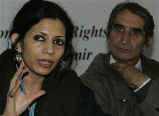 Angna Chatterji, one of the conveners of the International People's Tribunal on Human Rights and Justice.